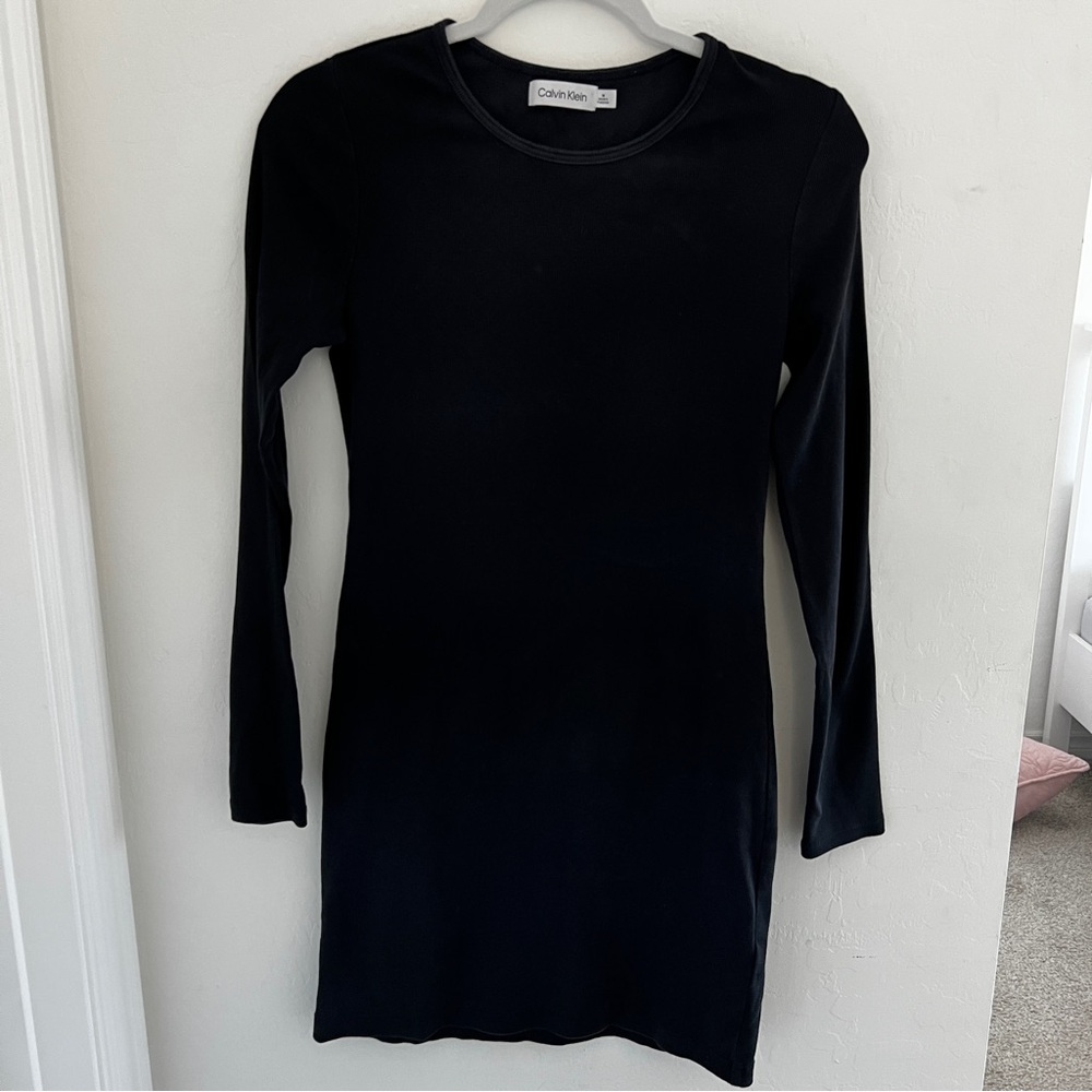 Calvin Klein Charcoal Ribbed Top